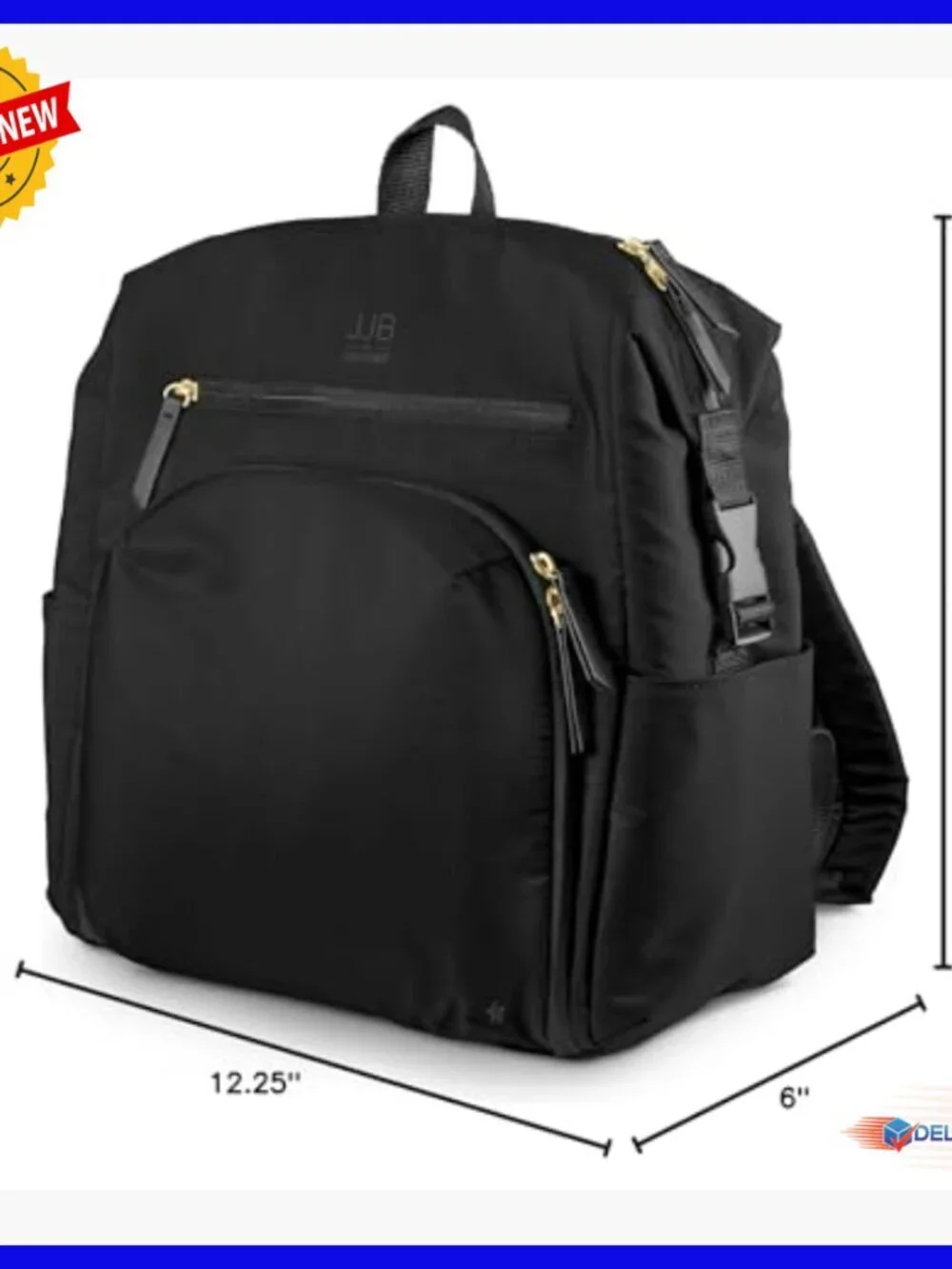 Large Capacity Diaper Bag Backpack with Changing Pad, 11 Pockets, Machine